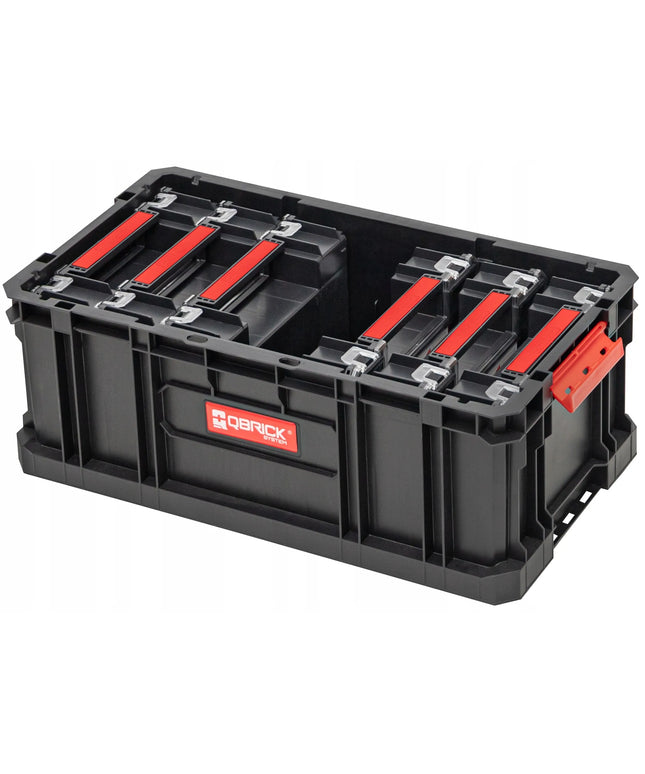 Qbrick System TWO Box 200 + 6 vnt. TWO Organizer Multi įrankių dėžės rinkinys