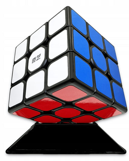 QiYi 3x3 originali loginis kubas – greitas profesionalus žaislas su stovu