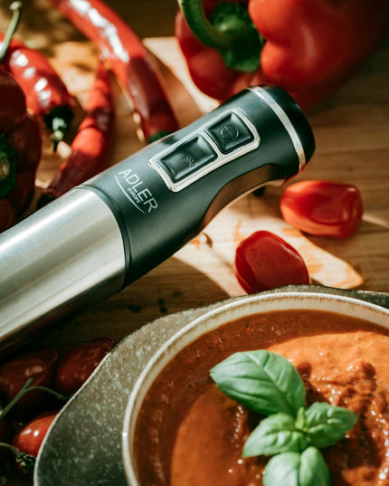 Galingas rankinis blenderis Adler AD 4628 – 1900W, Turbo funkcija, ledo smulkinimas, tylus veikimas