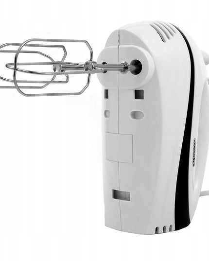 Rankinis mikseris, virtuvės kombainas 550W, 5 greičiai, TURBO funkcija, plakimo šluotelės ir tešlos kabliai