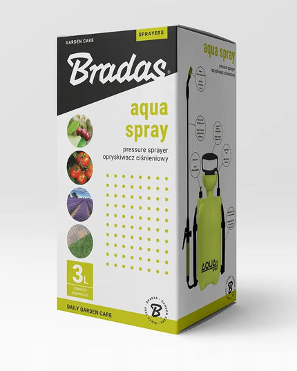 Rankinis purkštuvas BRADAS 3 l, laimo spalvos