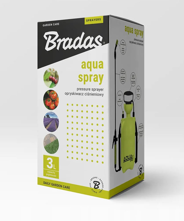 Rankinis purkštuvas BRADAS 3 l, laimo spalvos