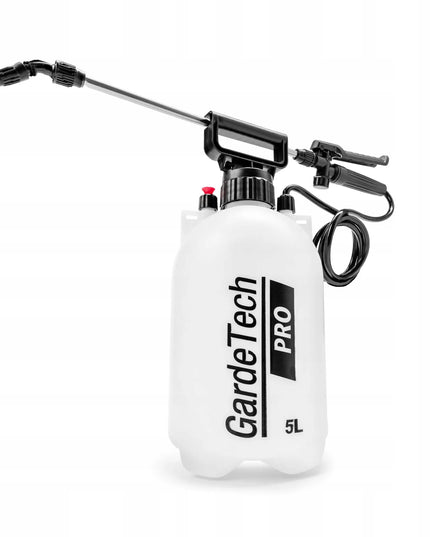 Rankinis slėginis purkštuvas 5L GardeTech PRO, ilgas plieninis antgalis 128cm