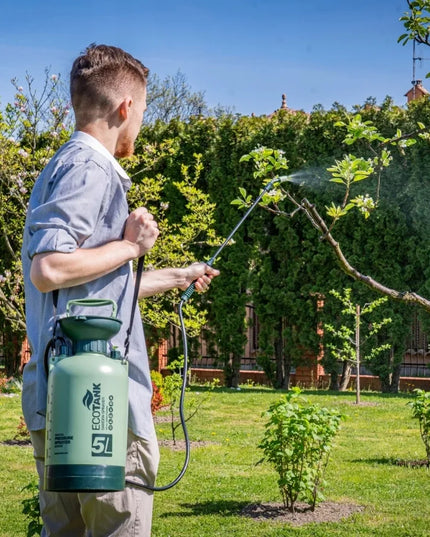 Rankinis slėginis purkštuvas 5L WUBER, 98 cm ietinis antgalis, reguliuojamas purkštukas
