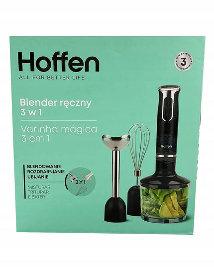 Rankinis trintuvas Hoffen HB809-800 800W juodas rinkinys