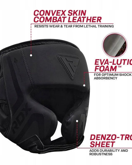 RDX apsauginis šalmas T15 Noir Black S