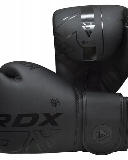 RDX F6 Kara bokso pirštinės, juodos, 12 oz