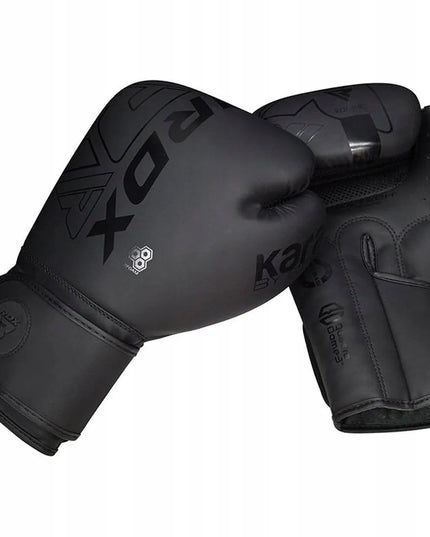 RDX F6 Kara bokso pirštinės, juodos, 14 oz