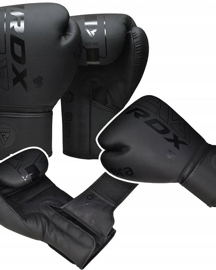 RDX F6 Kara bokso pirštinės, juodos, 14 oz