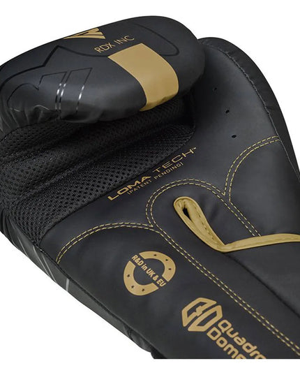 RDX F6 Kara bokso treniruočių pirštinės 14 oz, juodos