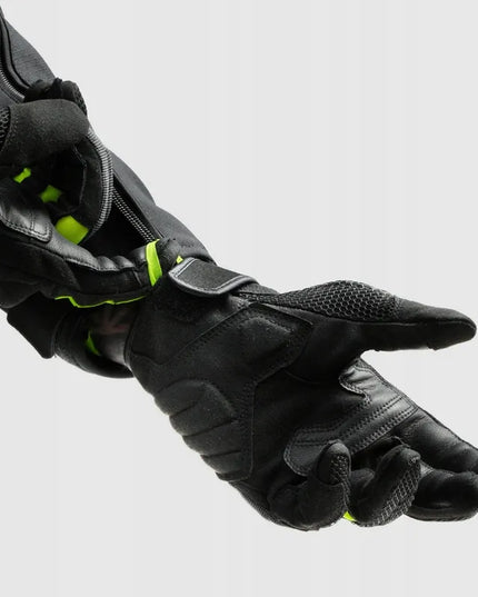 Rebelhorn Core Black Grey Fluo trumpos vasarinės motociklininko pirštinės, M dydis