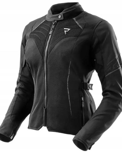 REBELHORN JAX BLACK moteriška tekstilinė motociklininko striukė XS