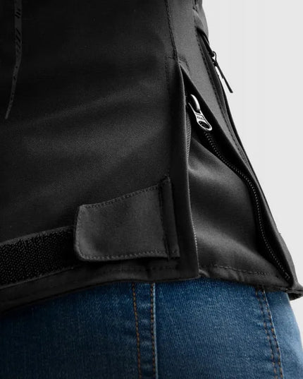 REBELHORN JAX BLACK moteriška tekstilinė motociklininko striukė XS