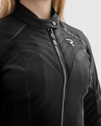 REBELHORN JAX BLACK moteriška tekstilinė motociklininko striukė XS