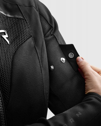 REBELHORN JAX BLACK moteriška tekstilinė motociklininko striukė XS
