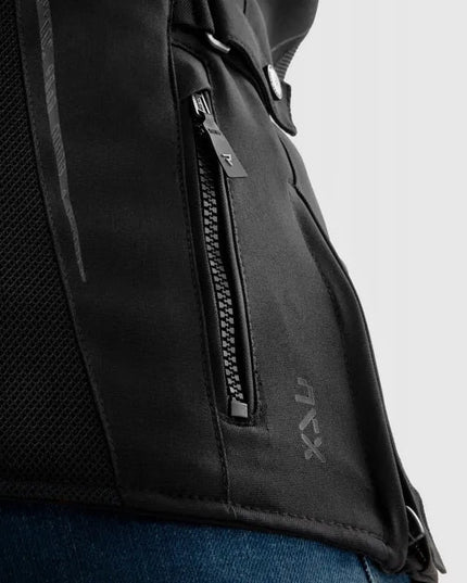 REBELHORN JAX BLACK moteriška tekstilinė motociklininko striukė XS