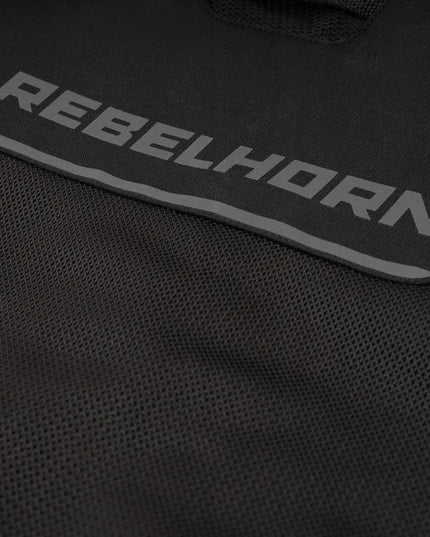 REBELHORN WAVE BLACK tekstilinė motociklininko striukė vyrams