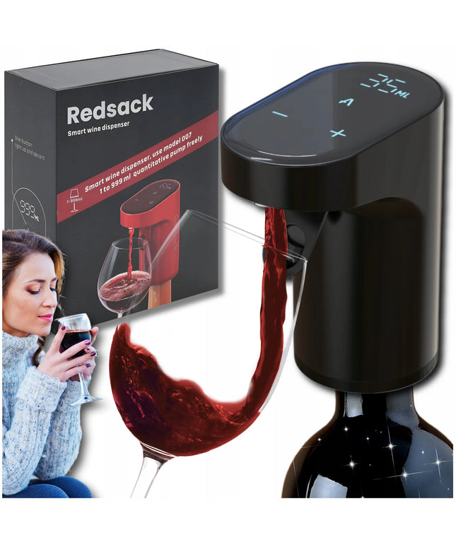 REDSACK WP-007 išmanusis elektrinis vyno ir alkoholinių gėrimų dozatorius