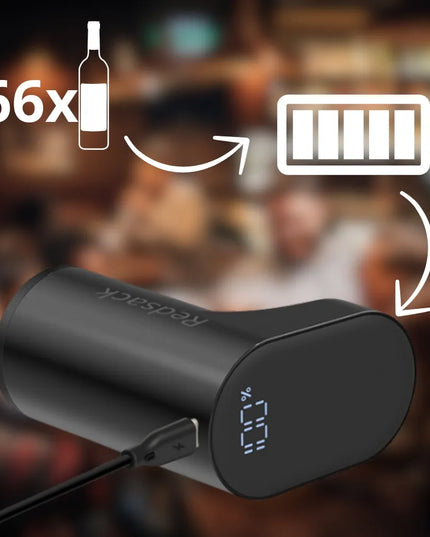 REDSACK WP-007 išmanusis elektrinis vyno ir alkoholinių gėrimų dozatorius