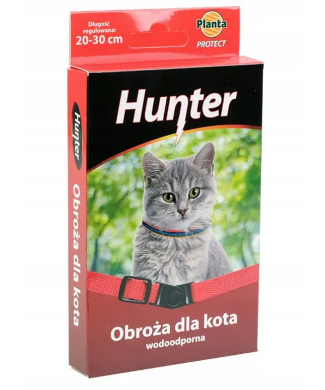 Reguliuojama Hunter prižiūros apykaklė katėms 20-30 cm su eteriniais aliejais
