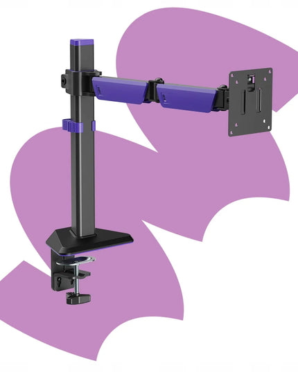 Reguliuojamas monitoriaus laikiklis 17-40" 12 kg VESA Spacetronik stalinė