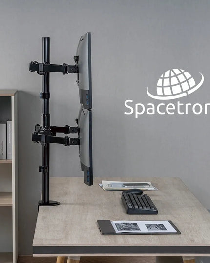 Reguliuojamas monitoriaus laikiklis VESA 4 monitoriams Spacetronik 36KG