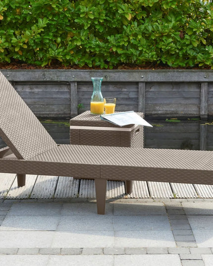 Reguliuojamas sodo gultas Keter Jaipur Sun Lounger