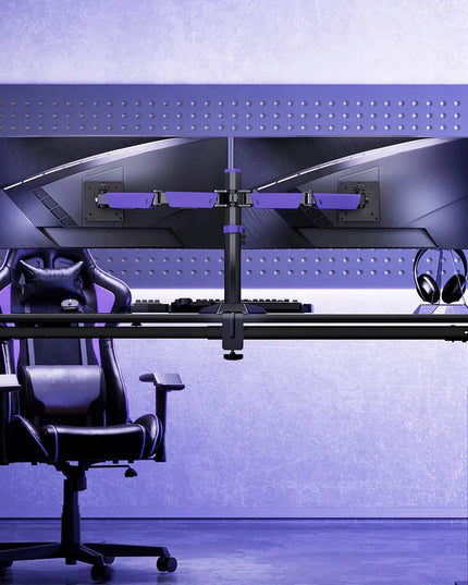 Reguliuojamas Spacetronik laikiklis dviem monitoriams 17-32 colių, 24 kg, VESA