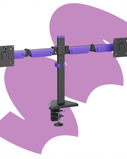 Reguliuojamas Spacetronik laikiklis dviem monitoriams 17-32 colių, 24 kg, VESA