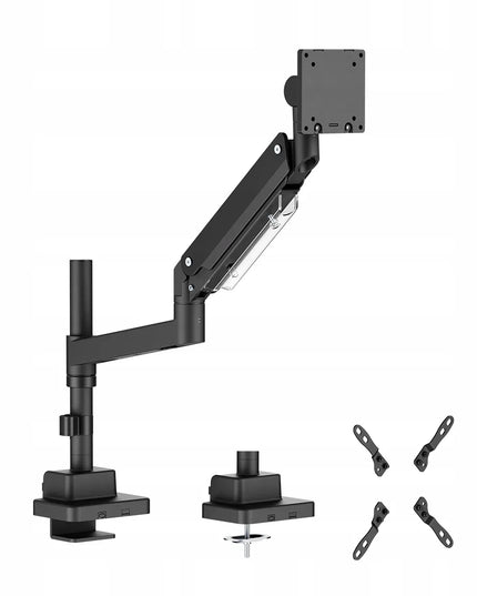 Reguliuojamas stalo monitoriaus laikiklis Spacetronik 27kg 24-57 col.