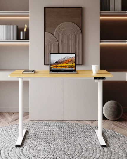 Reguliuojamo aukščio elektrinis rašomasis stalas 120x60 cm, 50 kg, Spacetronik