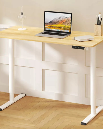 Reguliuojamo aukščio elektrinis rašomasis stalas 120x60 cm, 50 kg, Spacetronik