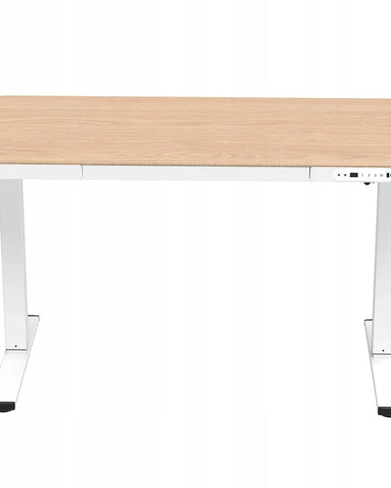 Reguliuojamo aukščio elektrinis stalas 120x60 su stalčiumi, USB jungtimis ir 80 kg keliama galia – Spacetronik