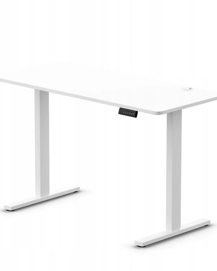 Reguliuojamo aukščio elektrinis stalas LVNSystem Control+ 120/60, baltas, 73-122 cm