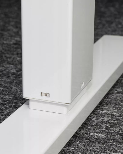 Reguliuojamo aukščio elektrinis stalas LVNSystem Control+ 120/60, baltas, 73-122 cm