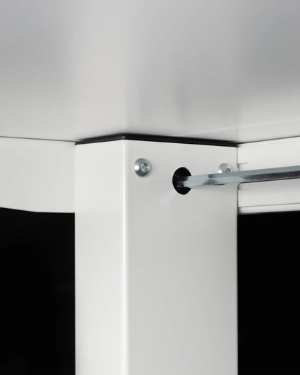 Reguliuojamo aukščio stalas LVNSystem Control Flex+ 120/67, baltas