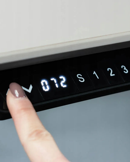 Reguliuojamo aukščio stalas LVNSystem Control Flex+ 120/67, juodas-baltas