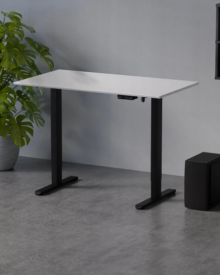 Reguliuojamo aukščio stalas LVNSystem Control Flex+ 120/67, juodas-baltas