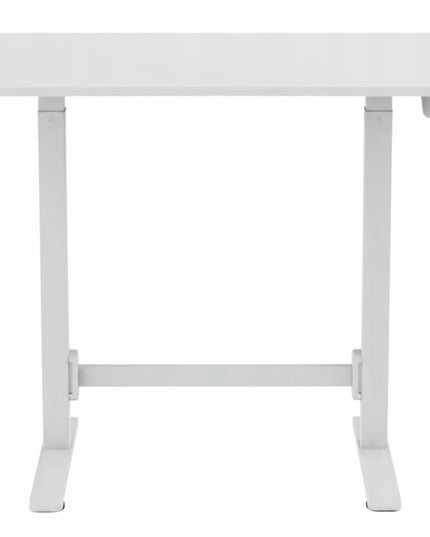 Reguliuojamo aukščio stalas Spacetronik SPEO101 80x50 cm, pneumatinis, baltas