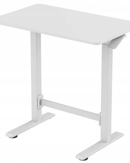 Reguliuojamo aukščio stalas Spacetronik SPEO101 80x50 cm, pneumatinis, baltas