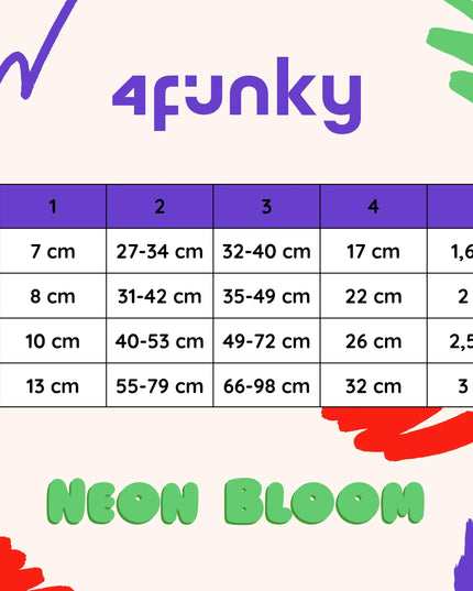 Reguliuojamos petnešos šunims ir katėms S Guard Comfort 4Funky | Neon Bloom