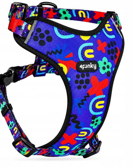 Reguliuojamos petnešos šunims ir katėms S Guard Comfort 4Funky | Neon Bloom