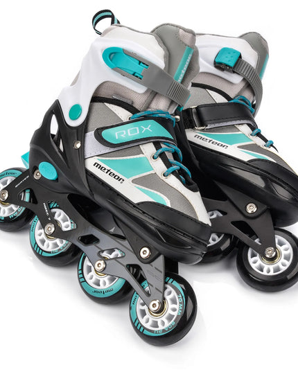 Reguliuojamos riedutės Meteor ROX S 30-33 ABEC7 PU 80A ratukai