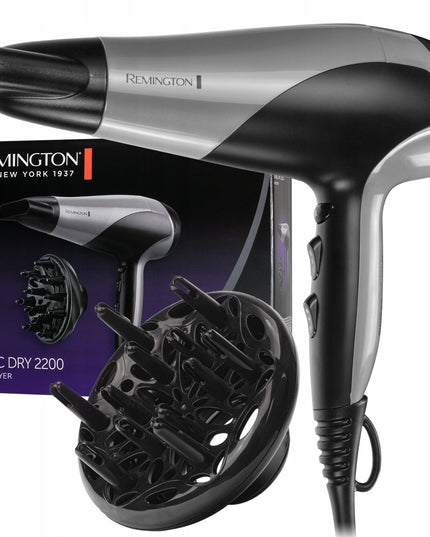 Galingas plaukų džiovintuvas Remington 2200W su jonizacija – profesionalus stilius namuose