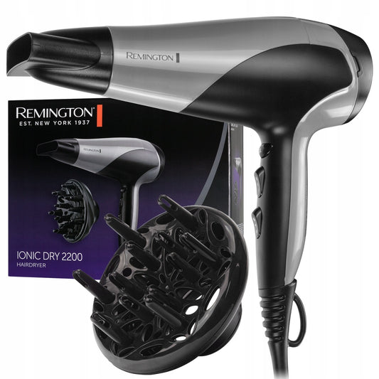 Galingas plaukų džiovintuvas Remington 2200W su jonizacija – profesionalus stilius namuose