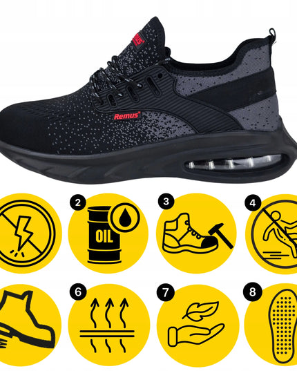 Remus AIR CARBON S1 apsauginiai darbo batai – sportiniai, kvėpuojantys
