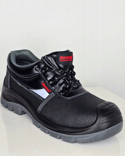 Remus BIG BUMP LOW S3 saugūs darbo batai, odiniai, neperšlampami su apsauginiu noseliu