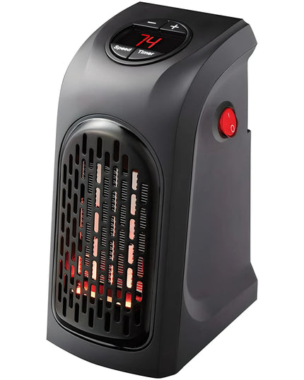 RETOO E192 elektrinis mini šildytuvas į rozetę, 400W su nuotolinio valdymo pulteliu