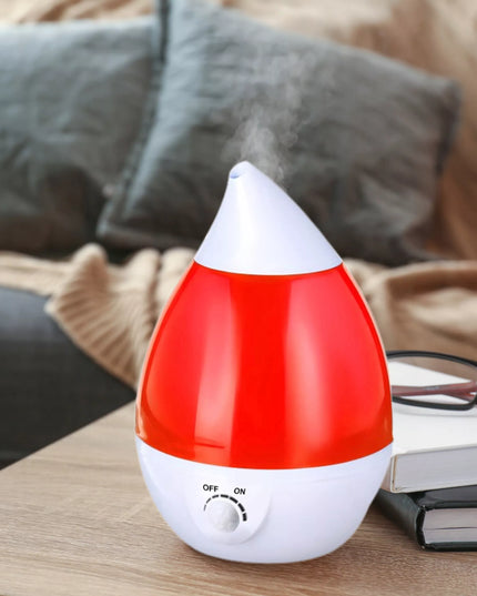 RETOO E683 ultragarsinis oro drėkintuvas, tylus difuzorius, LED lemputė 7 spalvų, 25W, jonizatorius, 2.6L