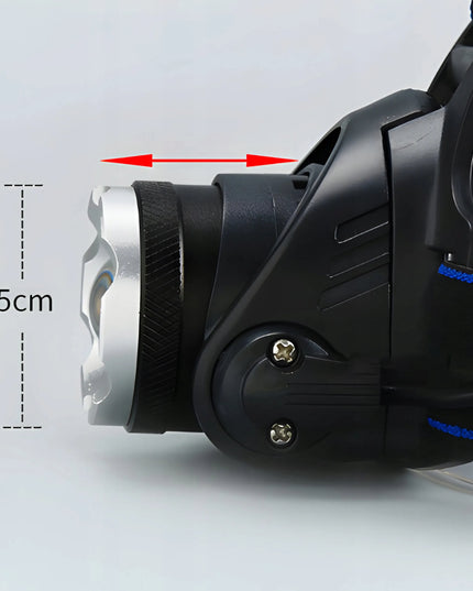 RETOO E852 vandeniui atsparus LED galvos žibintas, 300 m diapazonas